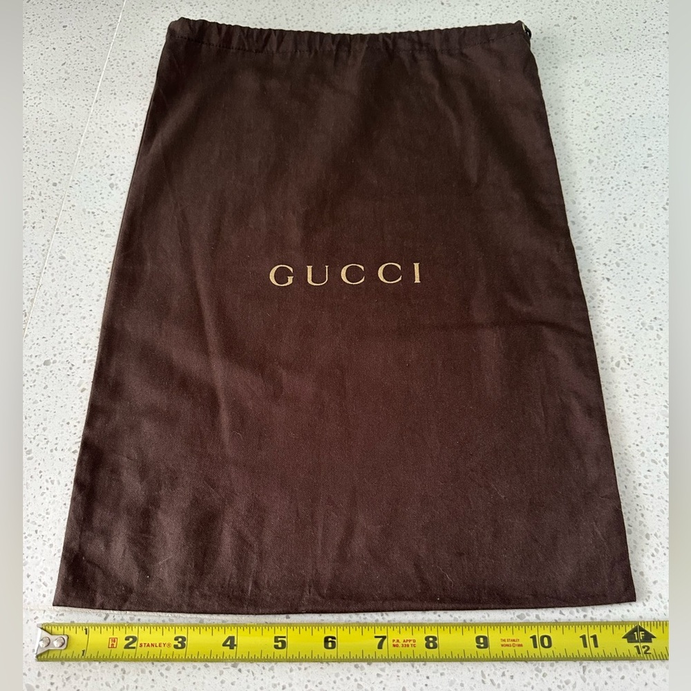 Gucci Chocolate Brown Dust Bag
